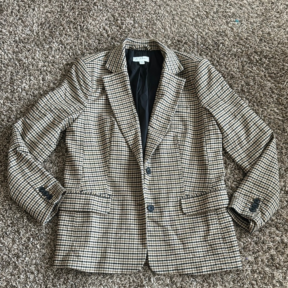 Plaid Blazer Jacket